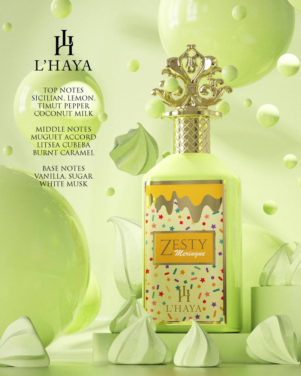 L'Haya Zest meringue Extrait De Parfum