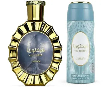 SET VICTORIA LATTAFA 100ml + BODY SPRAY 200ml