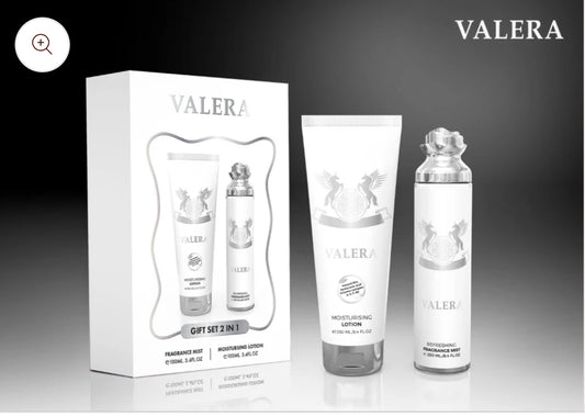 VALERA FRAGRANCE MIST + LOTION GIFT SET 2 IN 1 - 100ML (3.40z) BY MILESTONE
