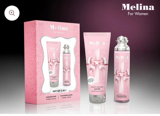 MELINA FRAGRANCE MIST + LOTION GIFT SET 2 IN 1 - 100ML (3.40z) BY EMPER